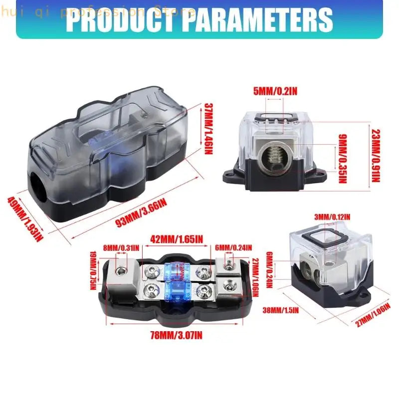 Split Power Block for Automotive and Marine 12V Wiring Use H8WE Quake