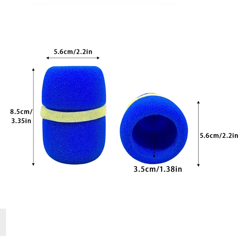 Wireless Handheld Microphone Silicone Ring Anti Rolling,Mic Bottom Rod Sleeve Holder,Microphone Windscreen Sponge Cover Quake
