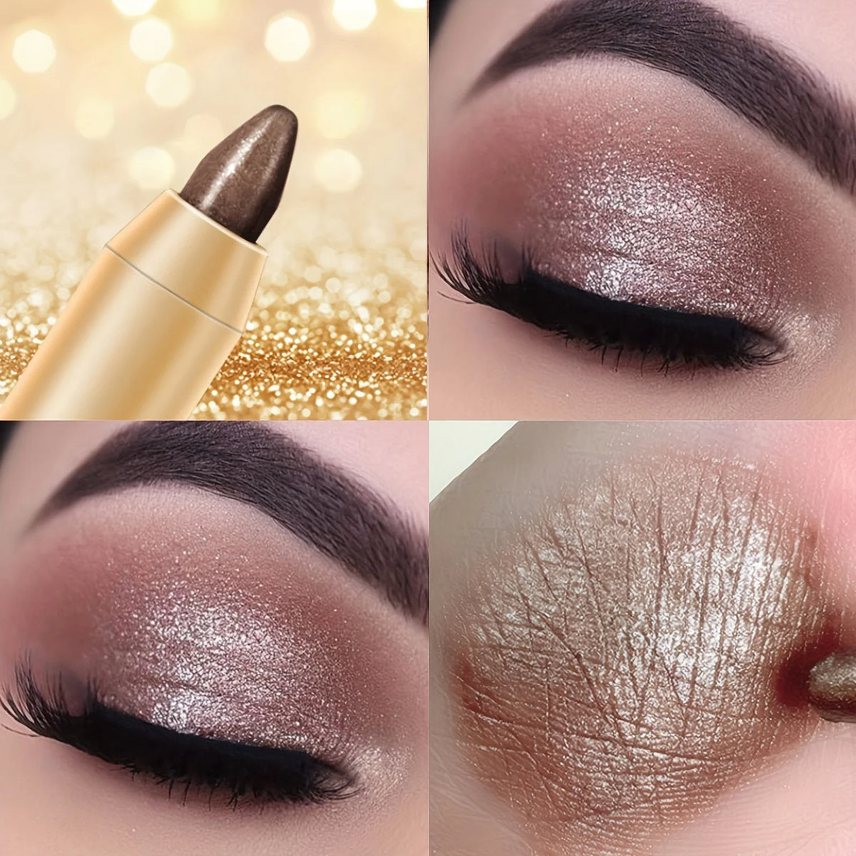 Waterproof Eyeshadow Stick - Matte To Shimmer Long-Lasting Wear, High Pigmentation, Versatile Colors Quake 03