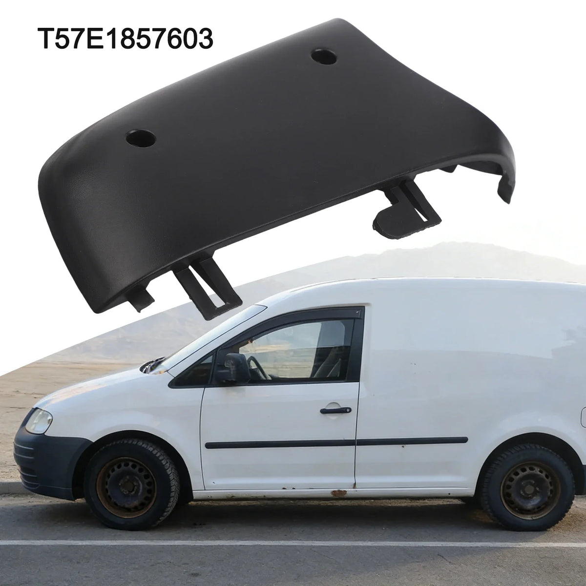 Mirror Cap Bottom Cover Accessory for Caddy Mk3 2004 2015 and Compatible For T5 Models Rearview Mirror Protection Quake
