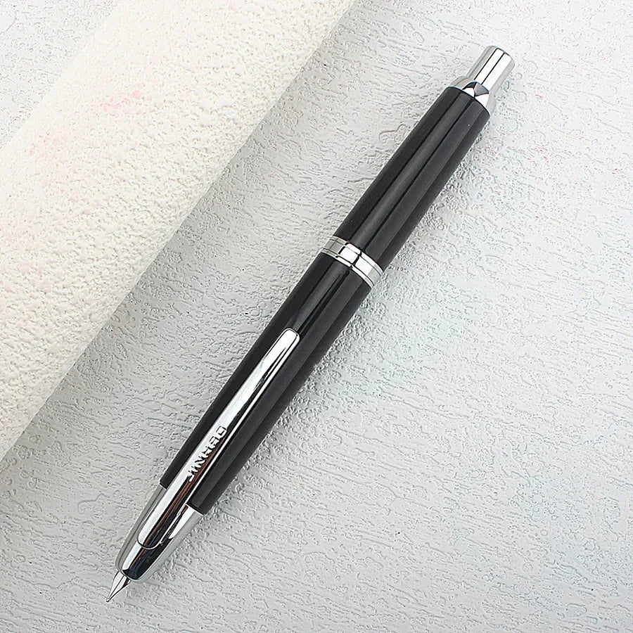 High Quality JINHAO 10 Fountain Pen EF/F Nib Stationery Office School Supplies Clicking Pen Quake 10-2 F 0.5MM