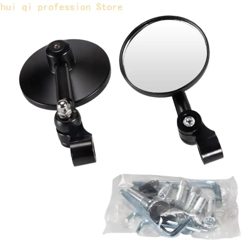 Retro Foldable Motorcycle Handlebar Mirror Aluminum Rear View Mirror H8WE Quake