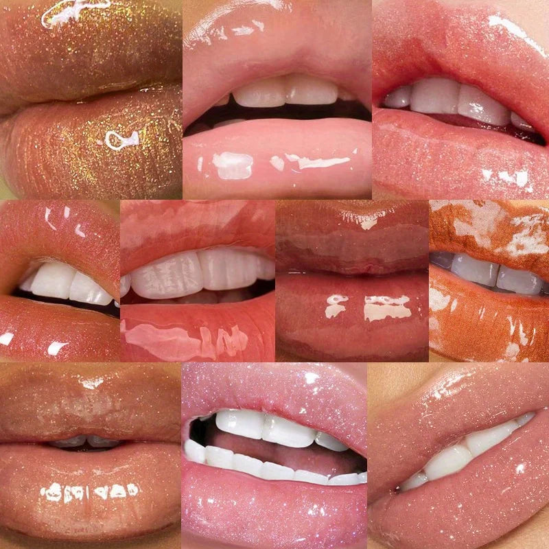 Shimmer Lip Oil Tinted For Fuller Lip Effect, Collagen Lip Gloss, Moisturizing Lip Care Extreme Volume Lip Essence Lips Enhancer Quake