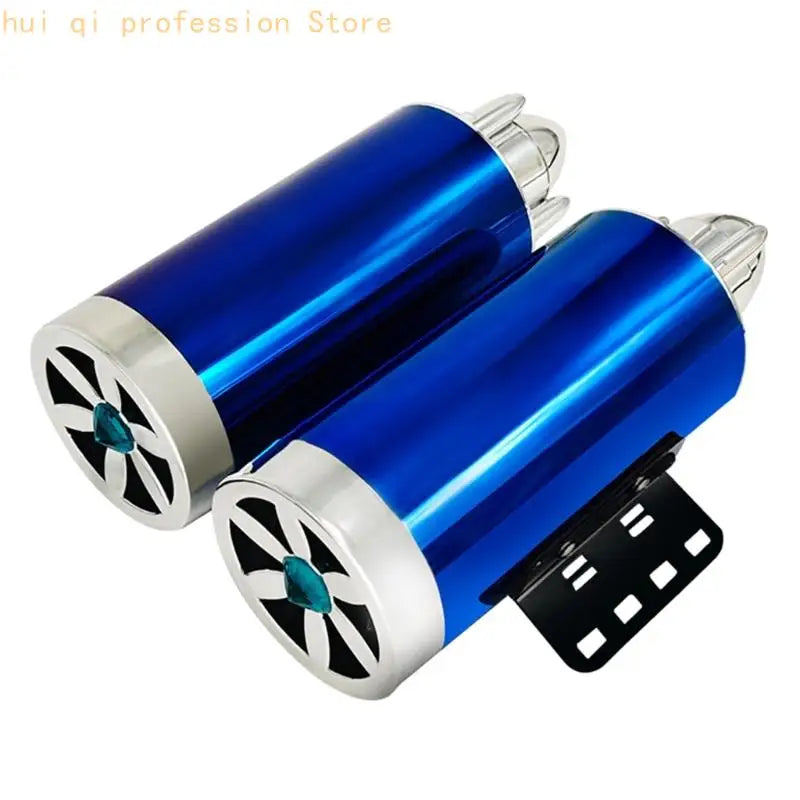 Double Channel Subwoofer Imitation Exhaust Pipe Audios System Motorbike Speaker H8WE Quake H8WE3TT308837-B-B2 CN
