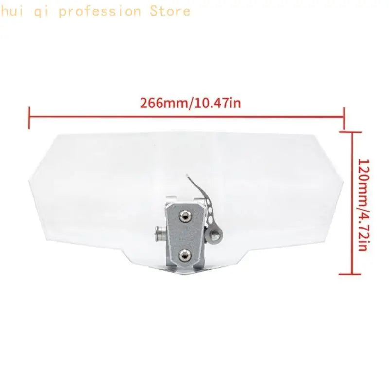 1 Set Motorcycle Windshield Adjustable Windscreen Extension Wind H8WE Quake