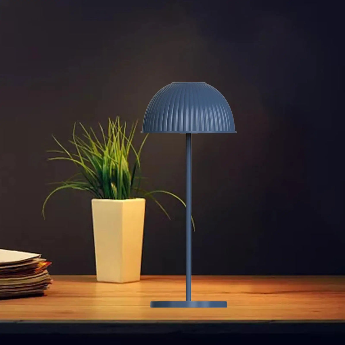 LED Table Lamp Lighting Modern Mid Century Decorative Lamp USB Dimming Desk Lamp for Cafe Bedside Dorm Room Living Room Bedroom Quake