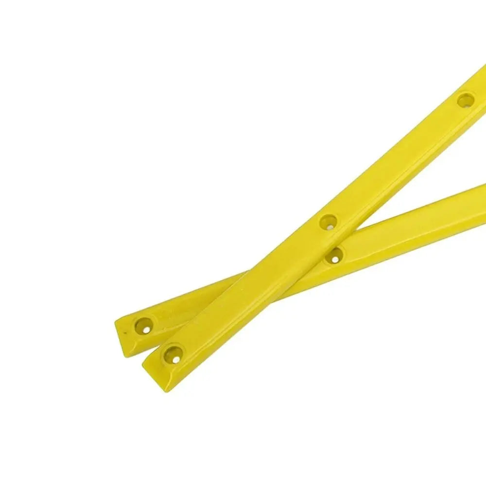 2Pcs Durable ABS Rib Bones Rails Colorful 36.5x1.7cm Skateboard Rail Guards Board Rails Skateboards Decks Quake