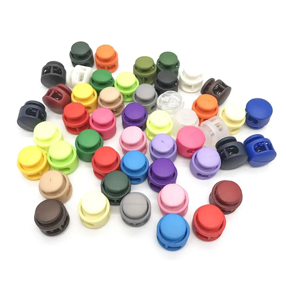 10Pcs Paracord Lanyard Spring Cord Lock Stopper Backpack Sportswear Shoelace Bag Parts Accessories Rope Clamp DIY Shoelace Quake