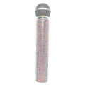 Rhinestone Simulation Microphone Props Colorful Plastic Fake Micriphone Decoration Ornaments For Home Bar Party Favors Photograp Quake colorful