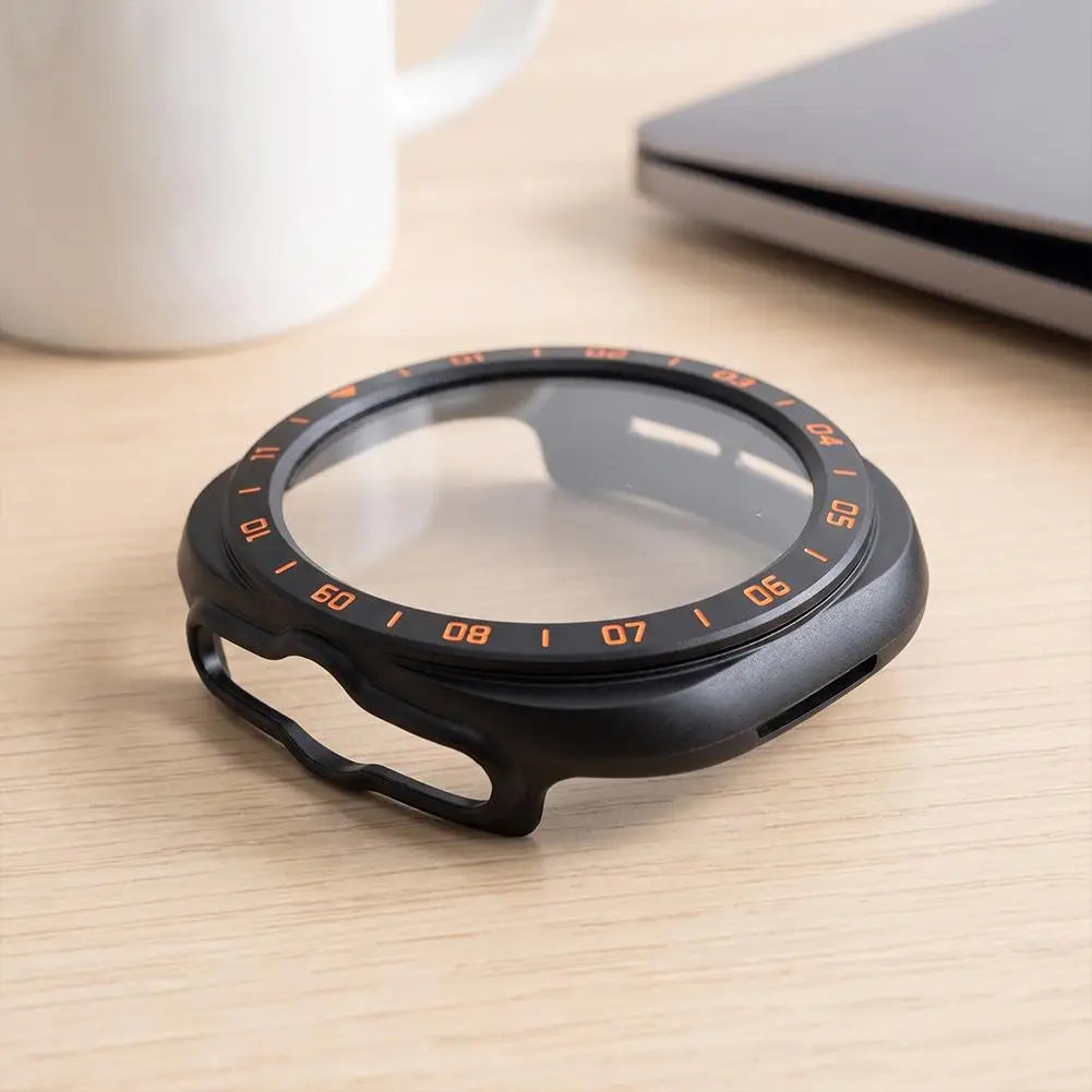 Full Cover Case For Samsung Galaxy Watch9 Watch Ultra 2 PC Bumper with Built In Screen Protector Tool Free Snap On Design Quake