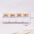 4Pcs/set Doll House Mini Candy Jar Kitchen Food Play Scene Transparent Storage Jar Quake A