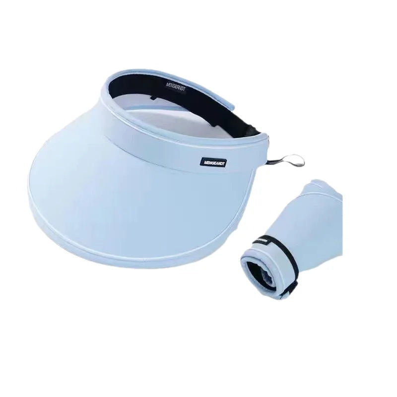 Summer Wide Brim Empty Top Sun Hat Foldable UV Protection Visor for Women Travel Beach UV Protection From The Sun Quake