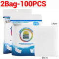 200/50PCS Color Absorption Sheet for Washing Machine Dyeing Proof Laundry Sheet Anti-Staining Laundry Tablet Color Catcher Cloth Quake 2Bags-100PCS