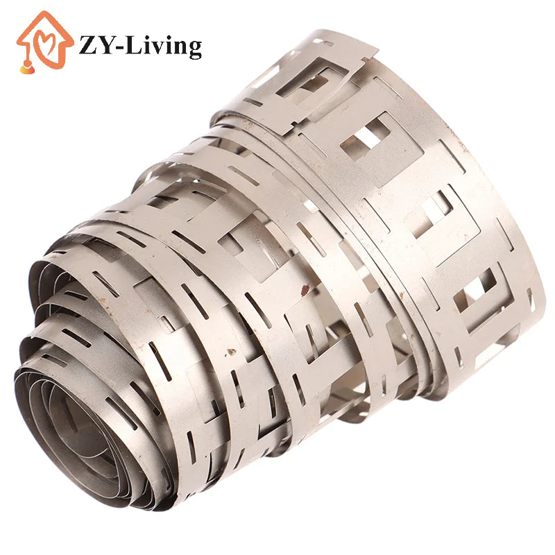 1m/3.2ft 2P 0.15mm Thickness Nickel Plated Steel Strip Sheet For 18650 Battery Spot Welding Quake