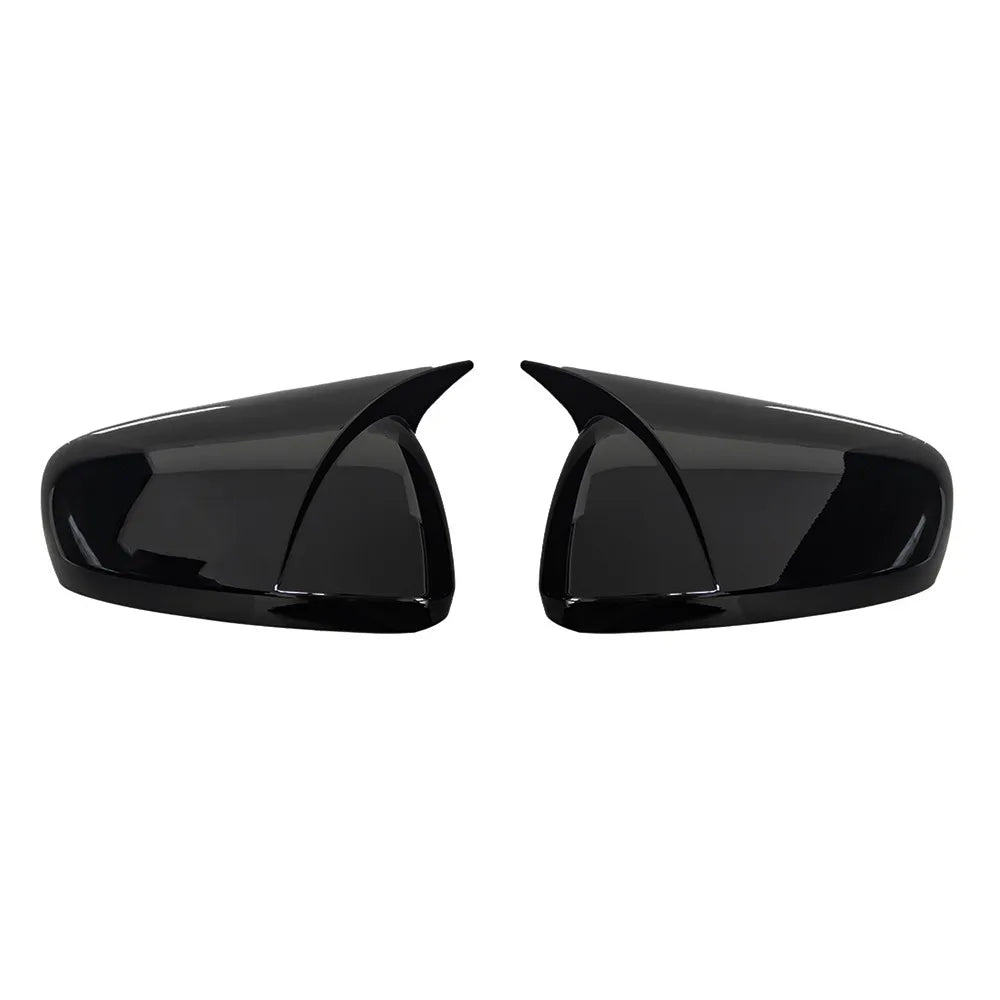 For Renault Koleos 2016-2020 Car Sticker Rearview Side Mirror Cover Wing Cap Exterior Case Trim Accessories Vehicle Decoration Quake Gloss Black