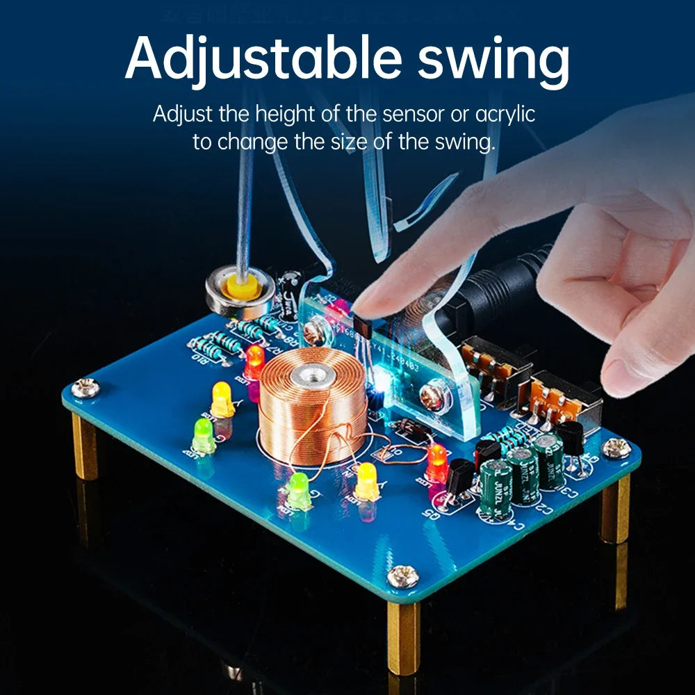 DC5V Electronic Swing Kit Electromagnetic Swing Experimental Circuit Production DIY Welding Kit Loose Parts swing diy swing set Quake