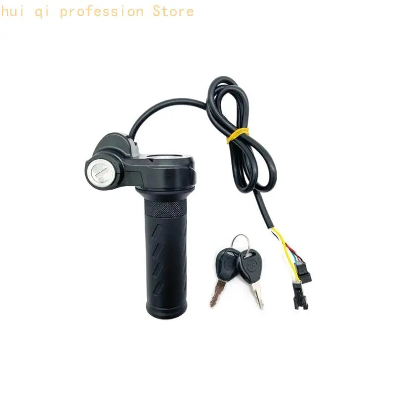 Anti Slip Electric Bike Throttle Grip Accelerator with IP65 Waterproof Quick Installation for Multiple Models H8WE Quake Single right CN