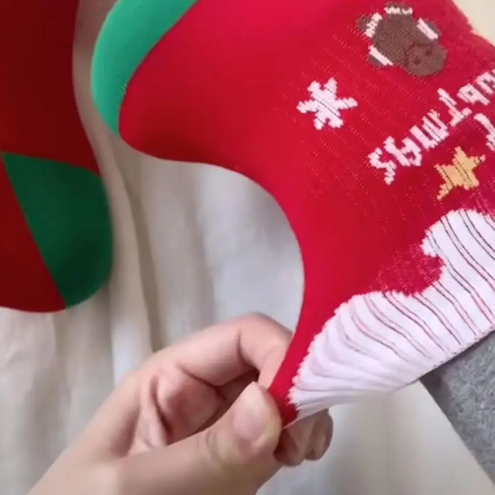 5 pairs animated Christmas sock ornaments Merry Christmas Gifts and Decorations for the Home Xmas Supplies for a Happy New Quake