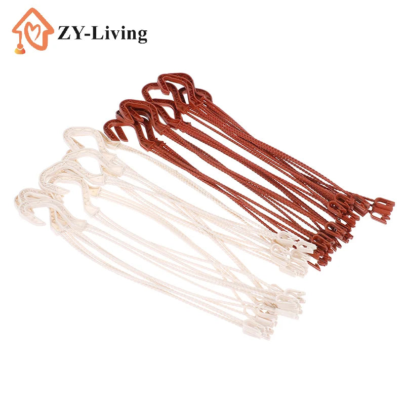 10PCS 36cm Plant Hanger Hook Flower Pots Hanging Basin Garden Basket Hanging Chains Quake