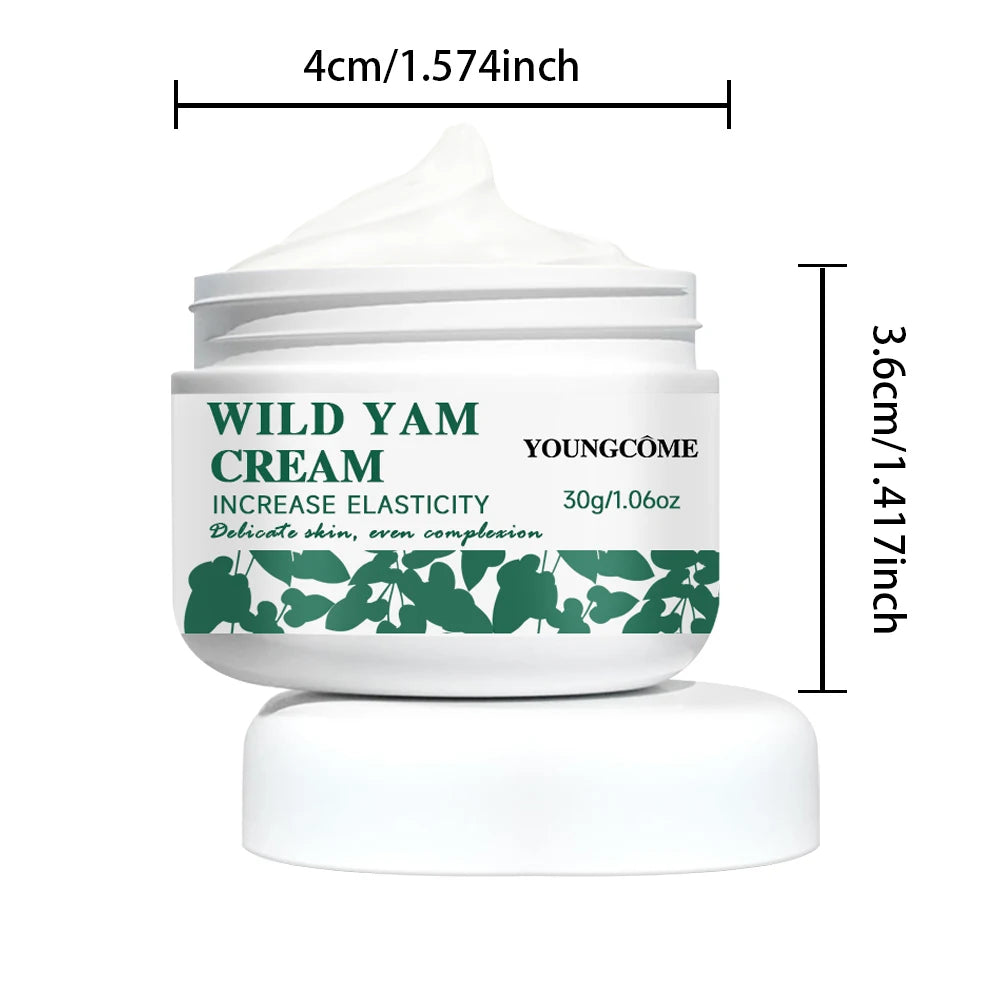 Wild Yam Cream with Yam ExtractTo Improve And Even Skin,Lifting Firming Cream Collagen Wrinkle Remover Face Cream for Whitening Quake 30g