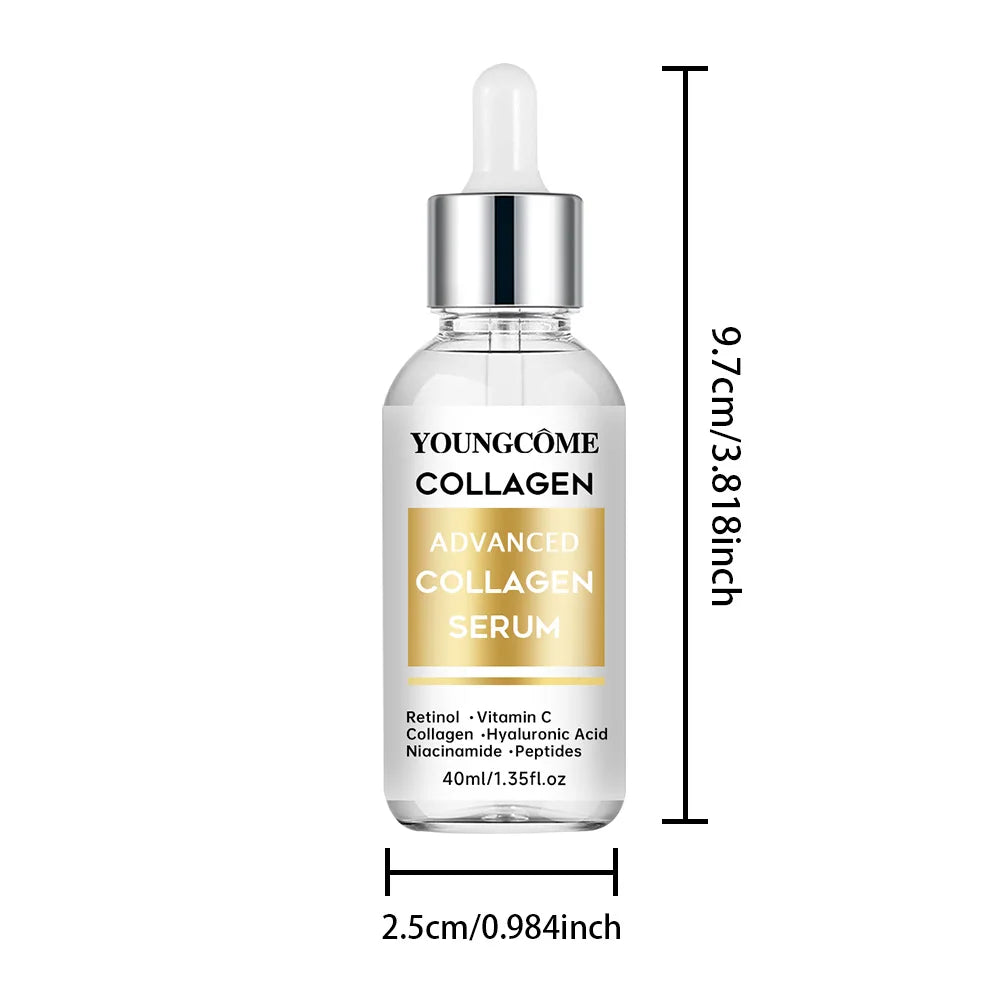 Anti-aging Facial Hydrolyzed Silk Protein Collagen Thread Ball Serum Moisturiz Hydration Lifting Firm Fine lines Essence Quake 40ml