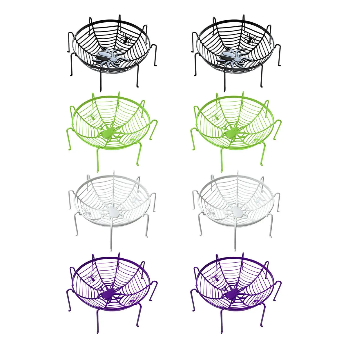 Candy Holder Bowl, Halloween Fruit Storage Bowl, Stand, Potato Basket, Halloween Quake 8pcs