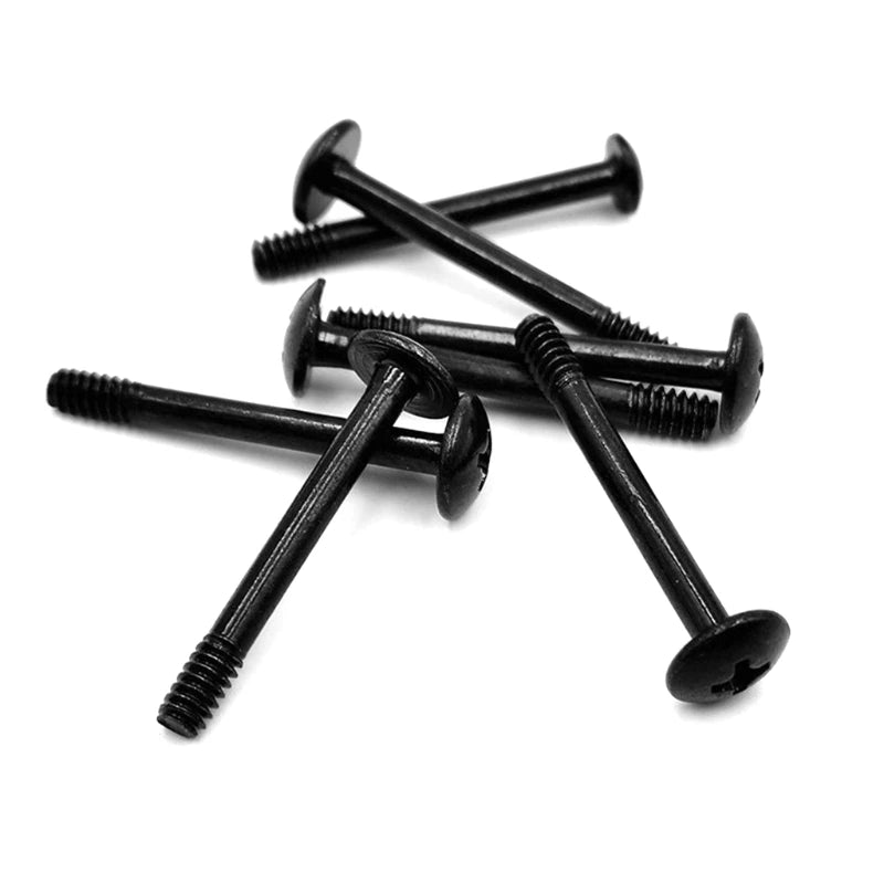 30 Pieces Case Fan Screws Fan Mounting Screw Radiator Screw Flat Head Tapping Screw Set Water Cooling Radiator Durable K1KF Quake