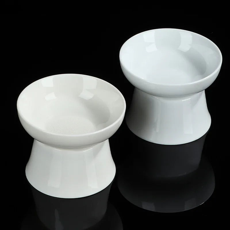 Mutton fat jade white porcelain tea drain ceramic filter kung fu tea set accessories for home tea filter Quake