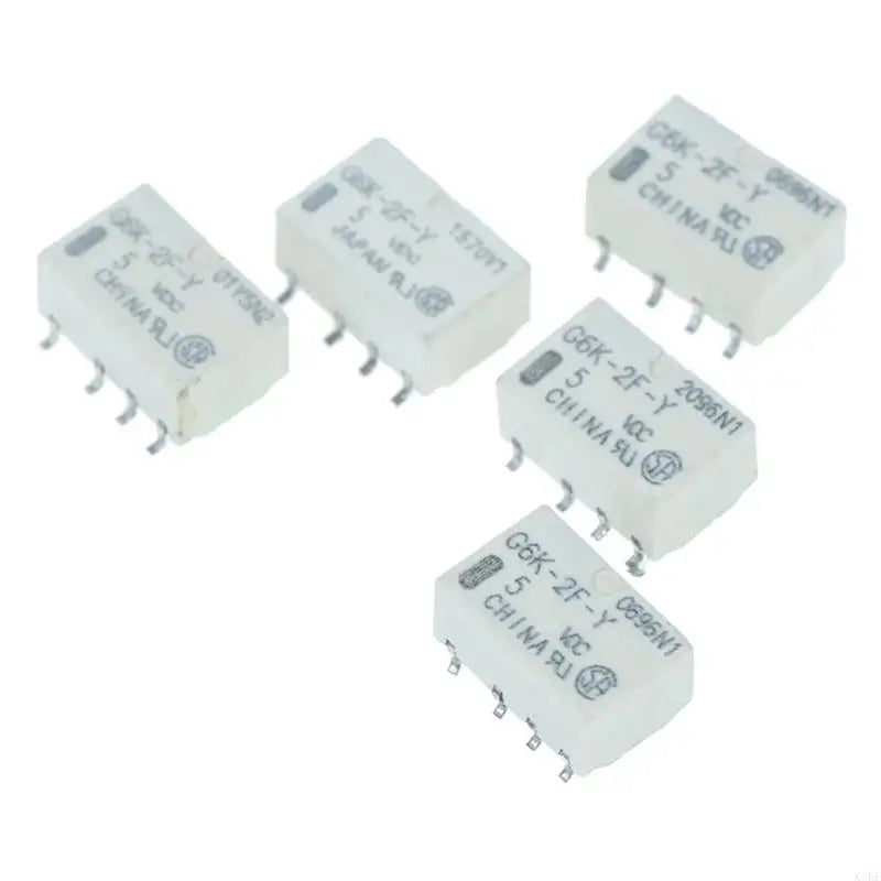 Component 5V G6K-2F-Y, Small Pin-Mount Control Part 5 Pack for Board Repair, Automation Equipment and Appliance K1KF Quake