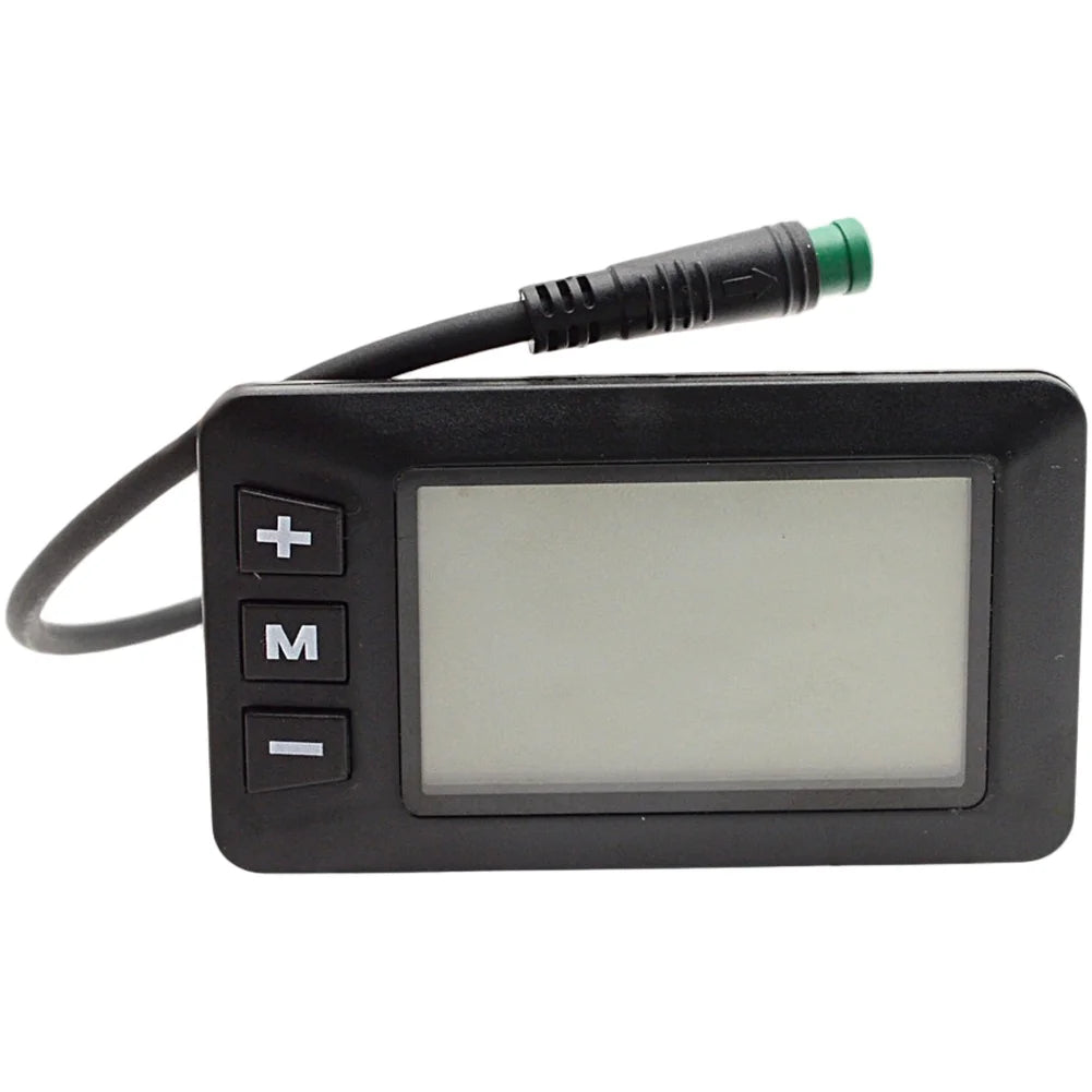 For Electric Bike Scooter Speedometer for G51 with 5 Core Waterproof Connector and LCD Display for 24V 36V 48V Vehicles Quake