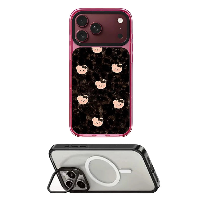 6092067 Impact Case - Mirror / Glaze Magnetic Cover: Compatible with IPhone 18 17 Pro Max 18Pro Quake stand (MagSafe) 3 for iPhone 18 Pro