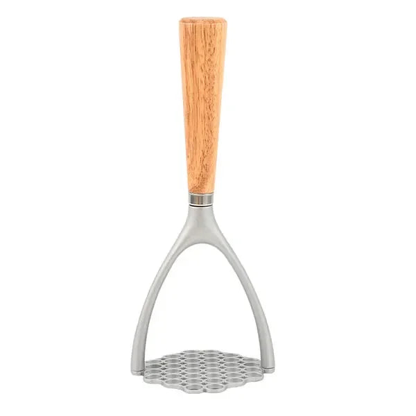 Aluminum Manual Potato Masher Meat Potato Pressor Tool Whisk Food Cutter Crusher Wood Handle Garlic Pusher Kitchen Gadgets Quake Aluminum Press