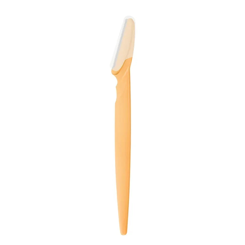 Travel Portable Eyebrow Trimmer Face Razor Face Hair Remover Tools Eyebrow Razor Instruments Cosmetic Beauty Pro Make Up Tools Quake 1Pcs yellow