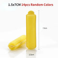 Foam Sponge Curling Iron Pear Flower Head Mushroom Magic Hair Curl Soft Sleep No Heat Curling Iron Hair Rollers Quake 14Pcs 1.5cm Random