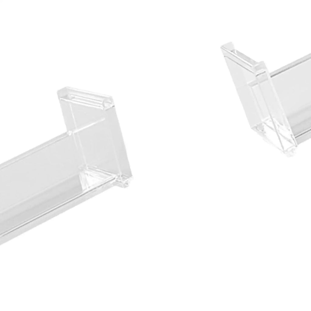 4 Pieces Clear Display Rack Transparent Simple Storage Organizer Cosmetics Storage Rack for Living Room Countertop Cupboard Quake