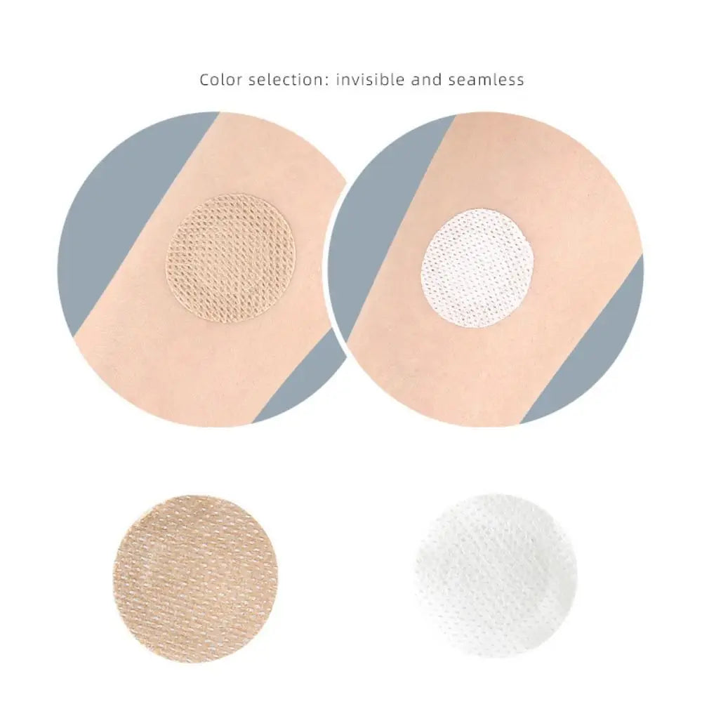 100pcs Traceless Men Nipple Cover Waterproof Breathable Chest Sticker Sweatproof Reusable Nipple Stickers Daily Use Quake