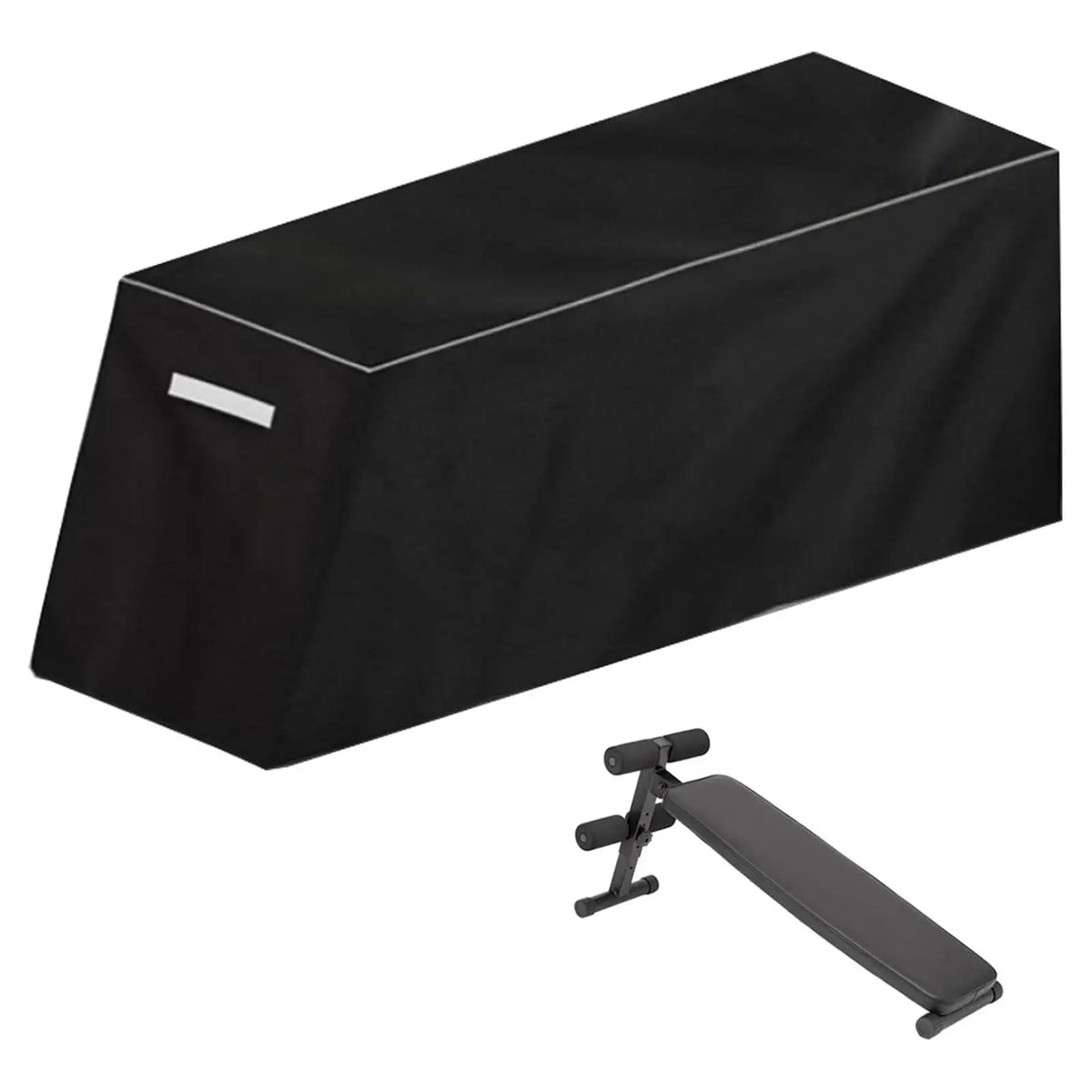 Outdoor Furniture Cover with Drawstring, Dustproof Bench Cover, Sun Protector Outside Furniture with Drawstring Quake