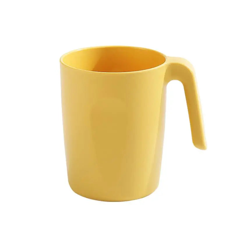 1Pcs Simple Household Thickened Mouthwash Cup, Tooth Cup and Plastic Brushing Cup Quake one size A10