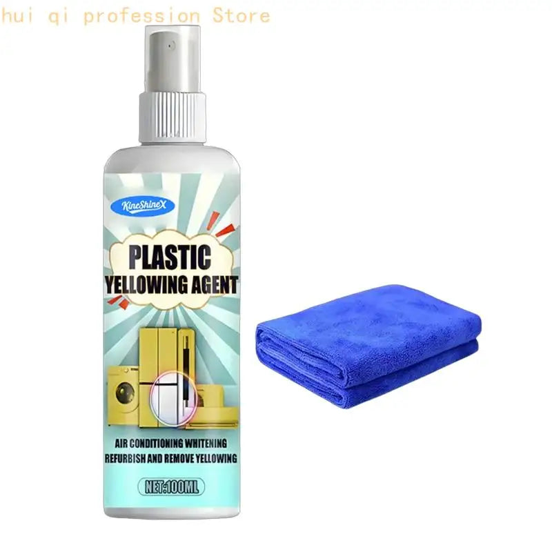 50ml/100ml Restoration Agent with Towel Stain Remover Appliances Yellowing Removal Sprayer for Air Conditioning Shell H8WE Quake 100ml CN