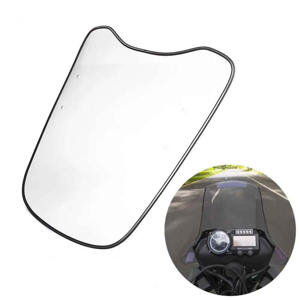 Universal Motorcycle Windscreen Windproof Transparent Motorcycle Extension Spoiler Windshield for Scooter Quake