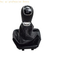 Manual Interior Shifter Lever Knob With Boot Assembly, Black Console Trim Set for Consistent Replacement Appearance H8WE Quake 5 speed leather wrap CN