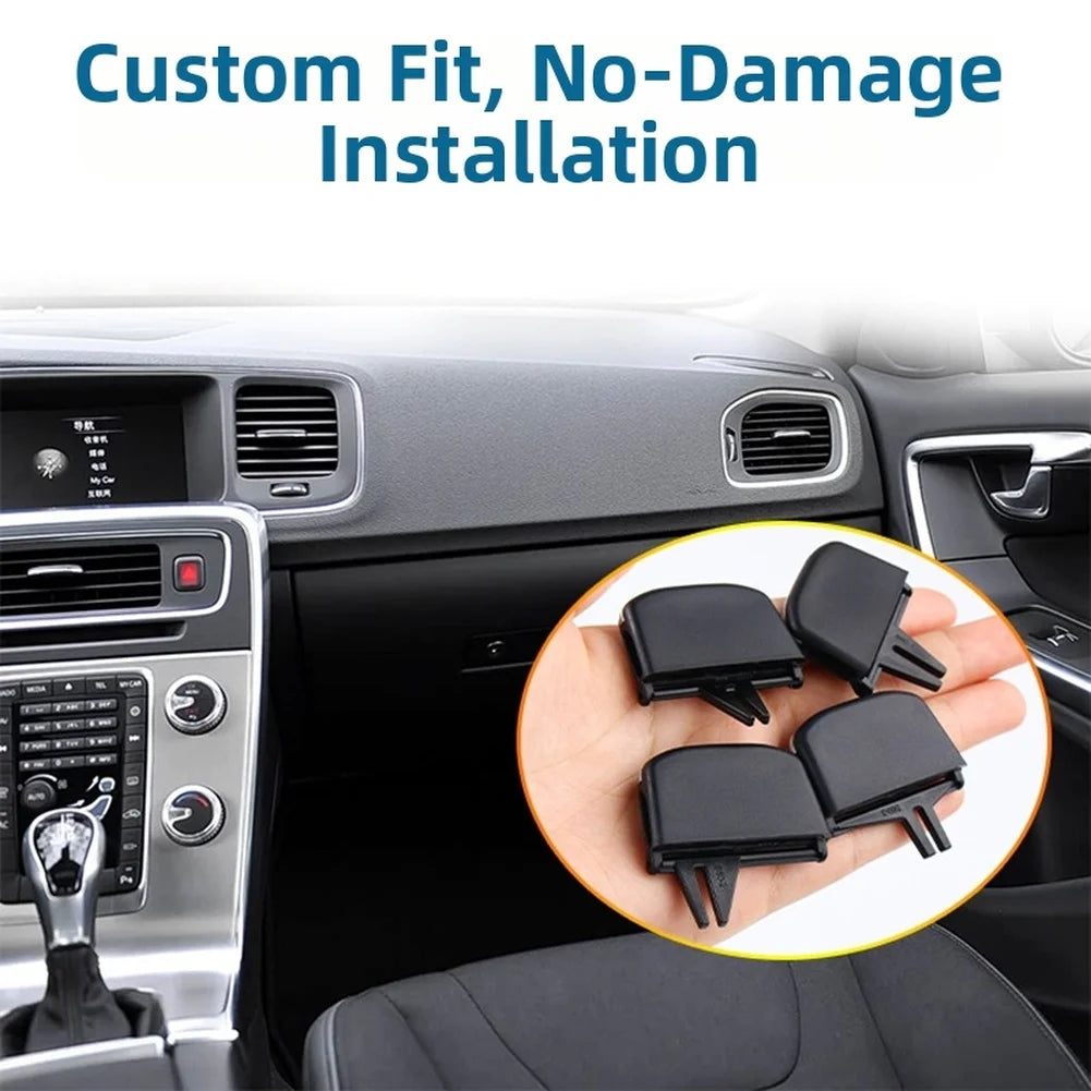 Vent Slider Tab Vent Snap-in Installation Tool-free Install Fits Factory Dimensions Car Vent Replacement Vent Slider Quake