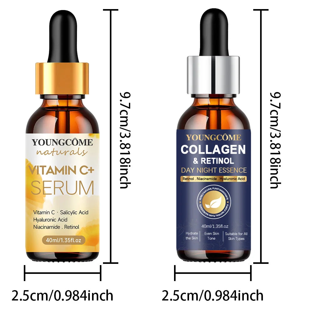 Collagen Face Serum Wrinkle Remover Face Serum Lifting Firming Fade Fine Lines Anti-aging Essence Whitening Brighten Skin Care ﻿ Quake 40ml 40ml