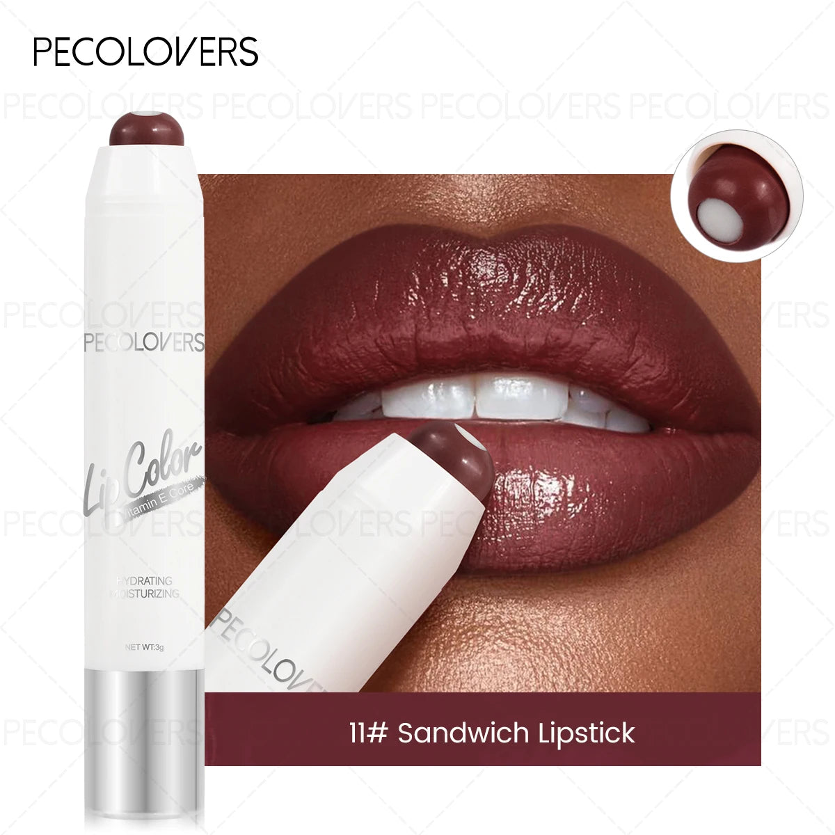 1PC Pinch Mouth Red Pen, Moisturizing Lipstick, Multi Color Selection, Suitable for Various Makeup Looks, Lip Cosmetics Quake 11