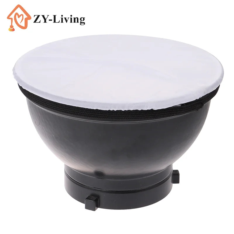 1Pcs Photography Light Soft Diffuser Cloth for 18CM Standard Studio Strobe Reflector Quake