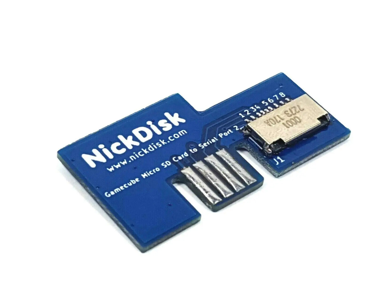 SD2SP2 Micro SD Card Adapter 1.2A SDLoader Mod Compatible with Nin-tendo Game-Cube NGC Serial Port 2 MicroSD Card Adapter Quake Blue