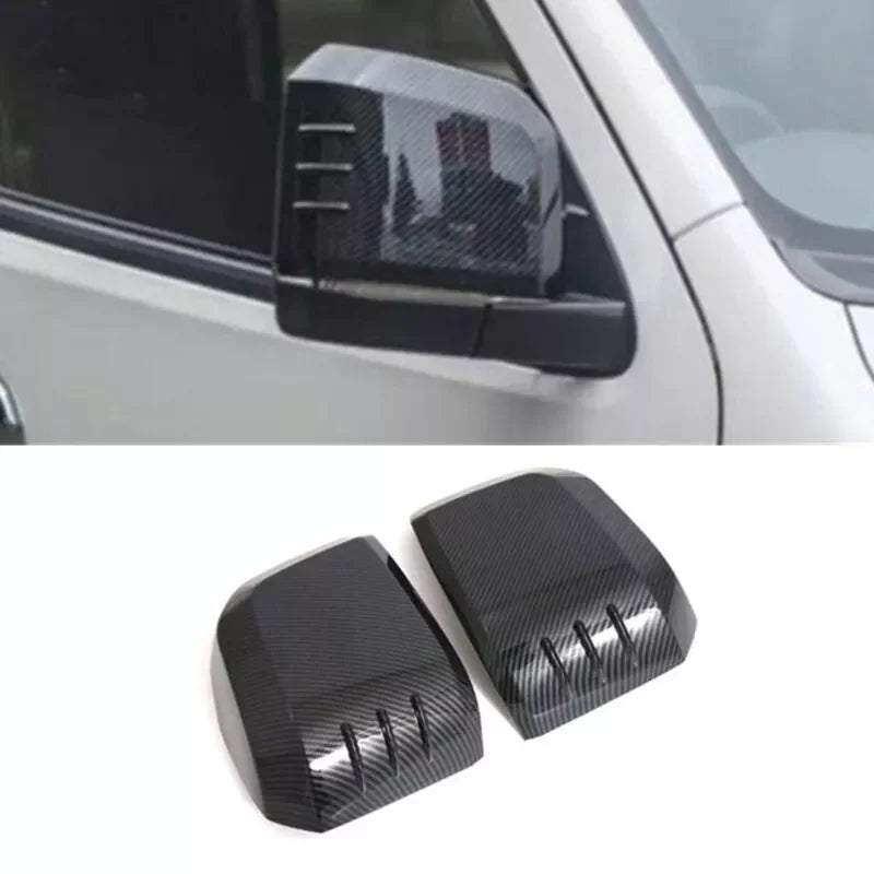 For Toyota HiAce Granvia Commuter 2019-2023 Car Sticker Rearview Side Mirror Cover Wing Cap Exterior Door Rear View Case Trim Quake