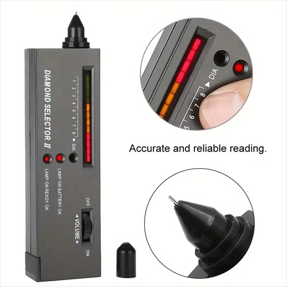Diamond Tester High Accuracy Diamond Tester Pen Jewelry Diamond Tester Professional Diamond Selector Diamond Tester Kit Quake