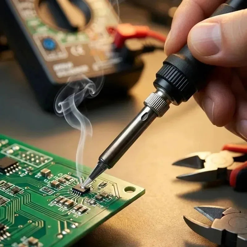 Ceramic Heating Core Soldering Iron Tip Replacement Portable Solder Welding Tip Home Industry Circuit Board Welding Accessories Quake