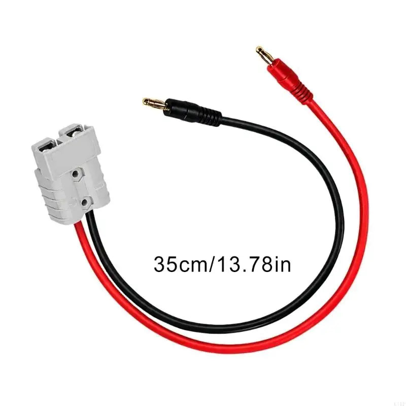 SB50 Battery Cable with Separate Male Banana Terminals, PVC Covering, and Red and Black Polarity Lines for Compatible Power K1KF Quake
